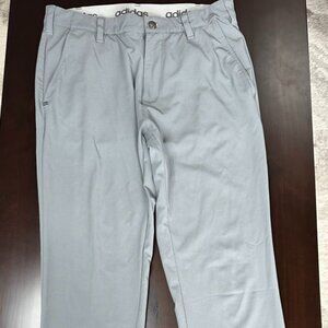 Men's Adidas Stretch Flat Front Golf Pant Grey - 30
